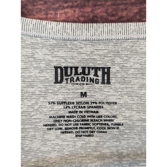 Duluth Trading Company NoGa Stretch Casual Zip Pocket Dress Size M UPF 50 active - Picture 3 of 7